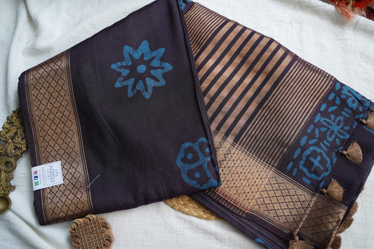 Semi linen Saree PC18421