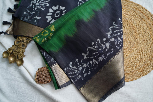 Semi linen Saree PC18424