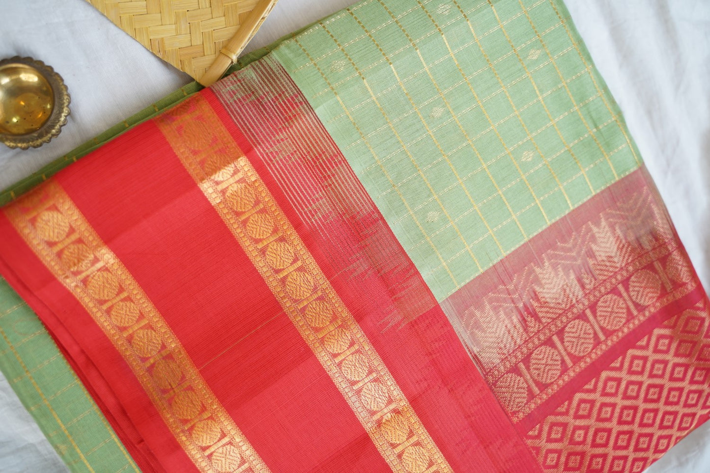 Kanchi Handloom Silk Cotton Saree-PC16287