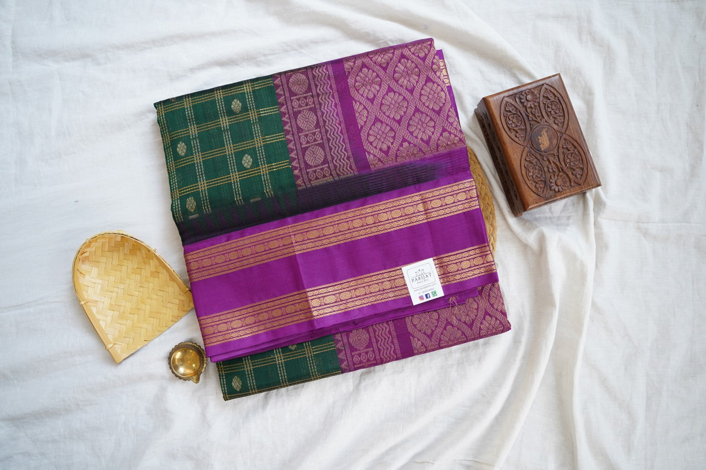 Kanchi Handloom Silk Cotton Saree-PC16280
