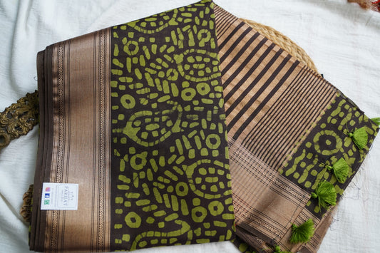 Semi linen Saree PC18432