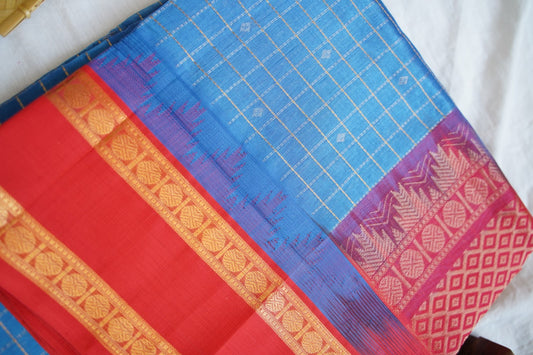 Kanchi Handloom Silk Cotton Saree-PC16274