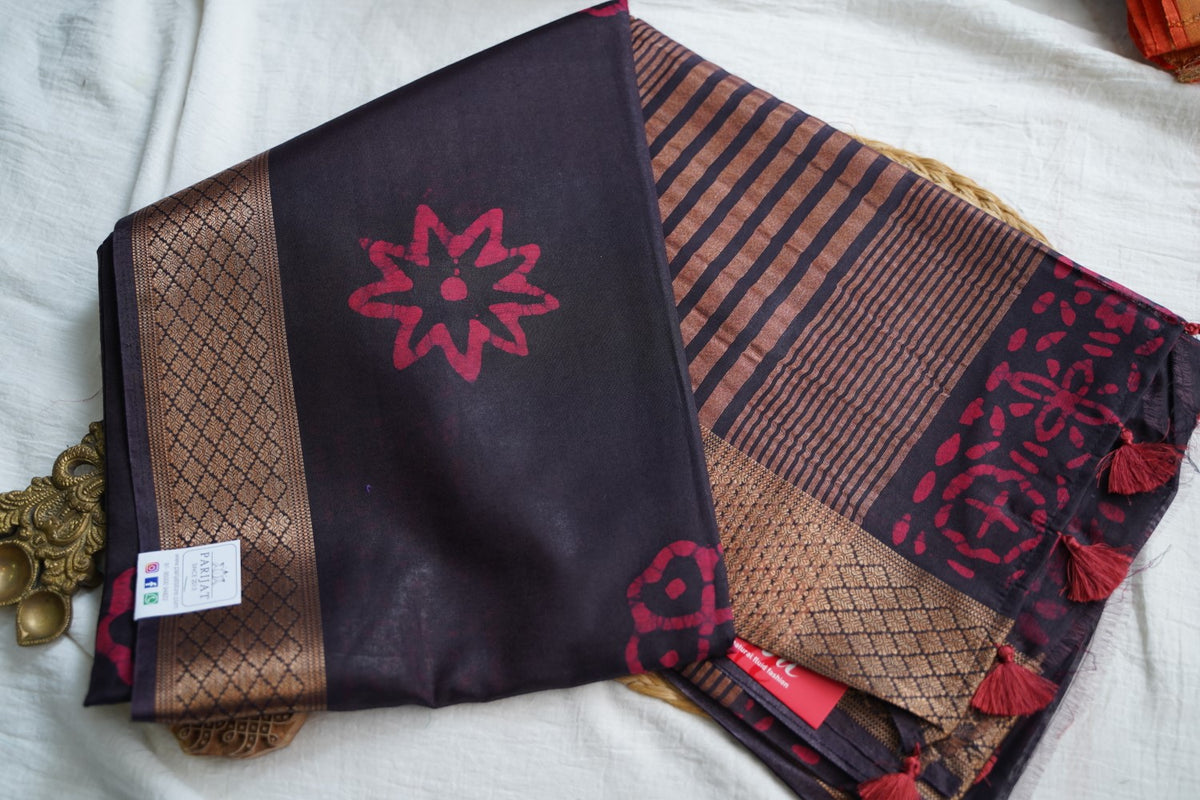 Semi linen Saree PC18428