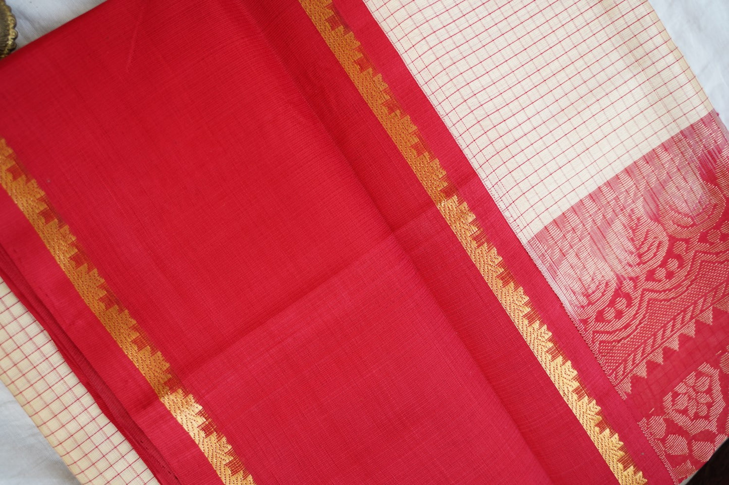 Kanchi Handloom Silk Cotton Saree-PC16282