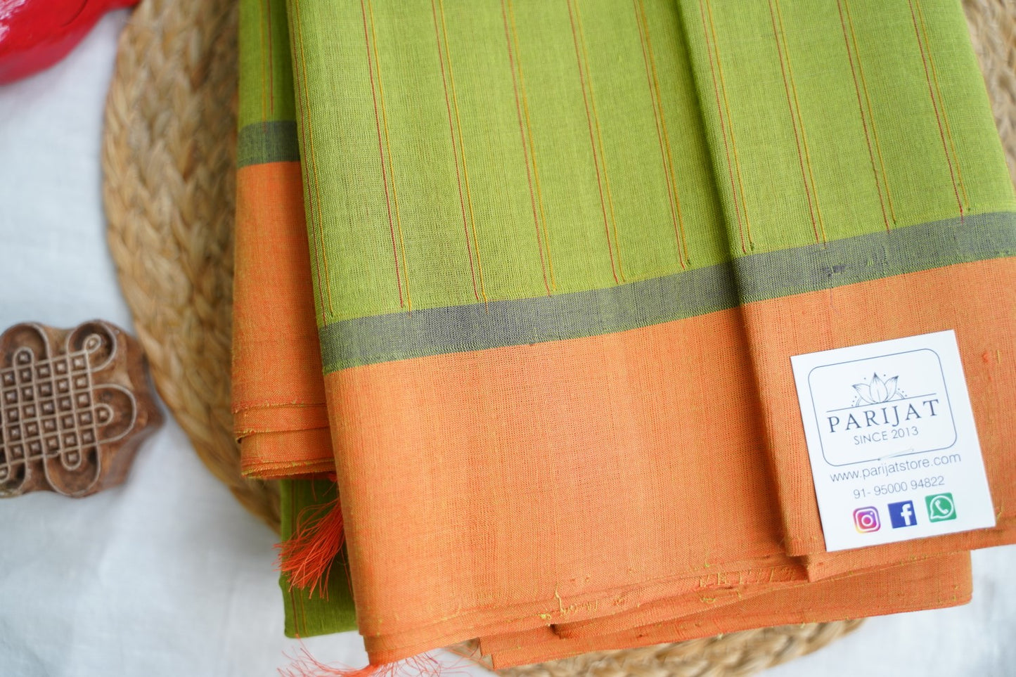 Kanchi handloom Cotton Saree PC17404