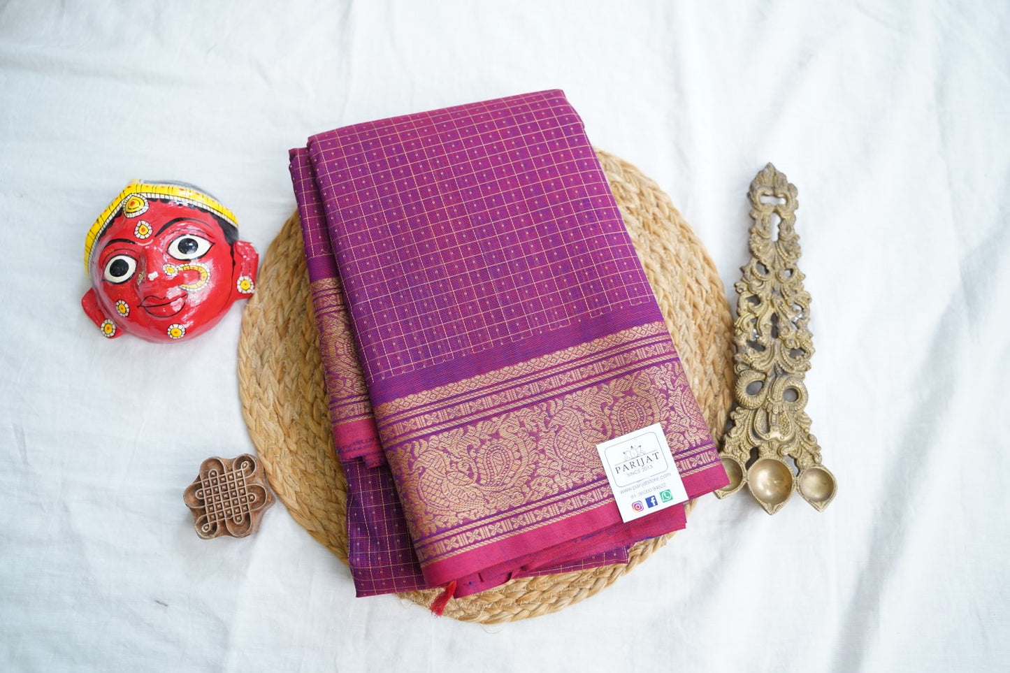 Kanchi handloom Cotton Saree PC17370