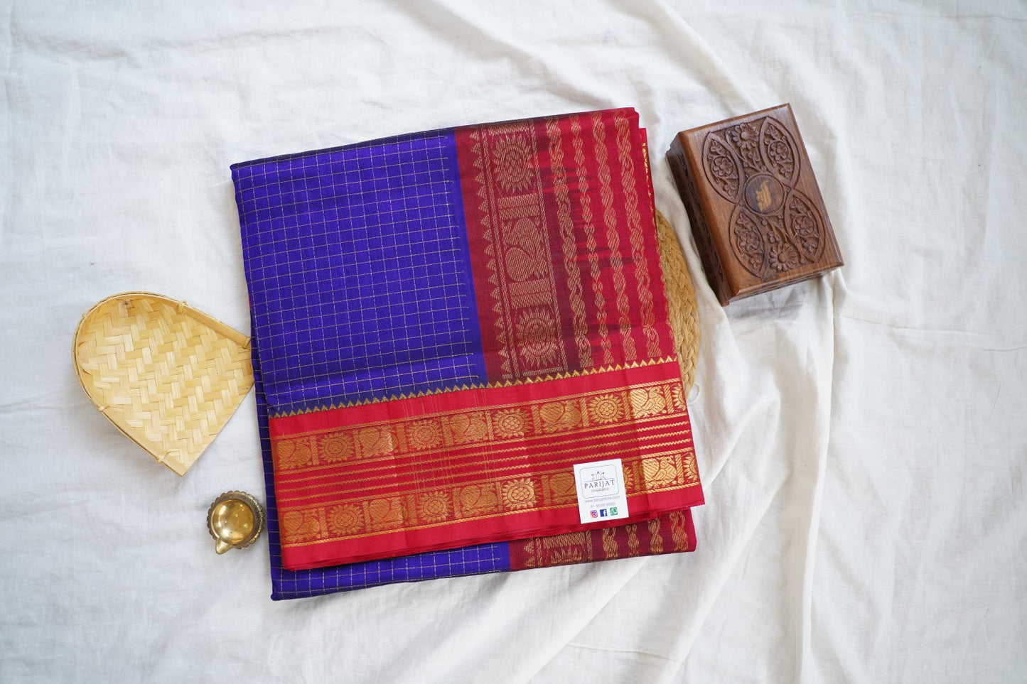Kanchi Handloom Silk Cotton Saree-PC16305