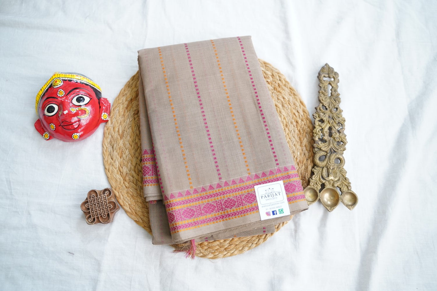 Kanchi handloom Cotton Saree PC17395