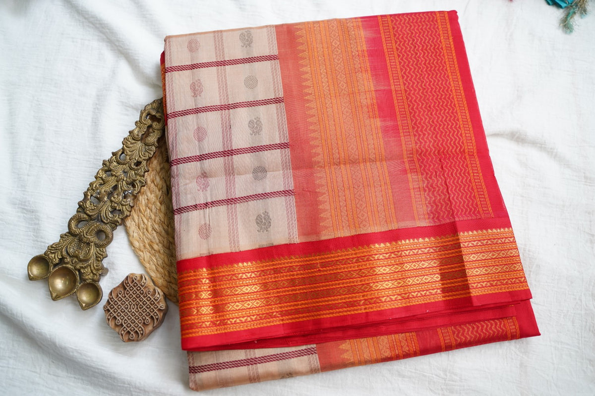 Kanchi Silk Cotton Saree PC18370