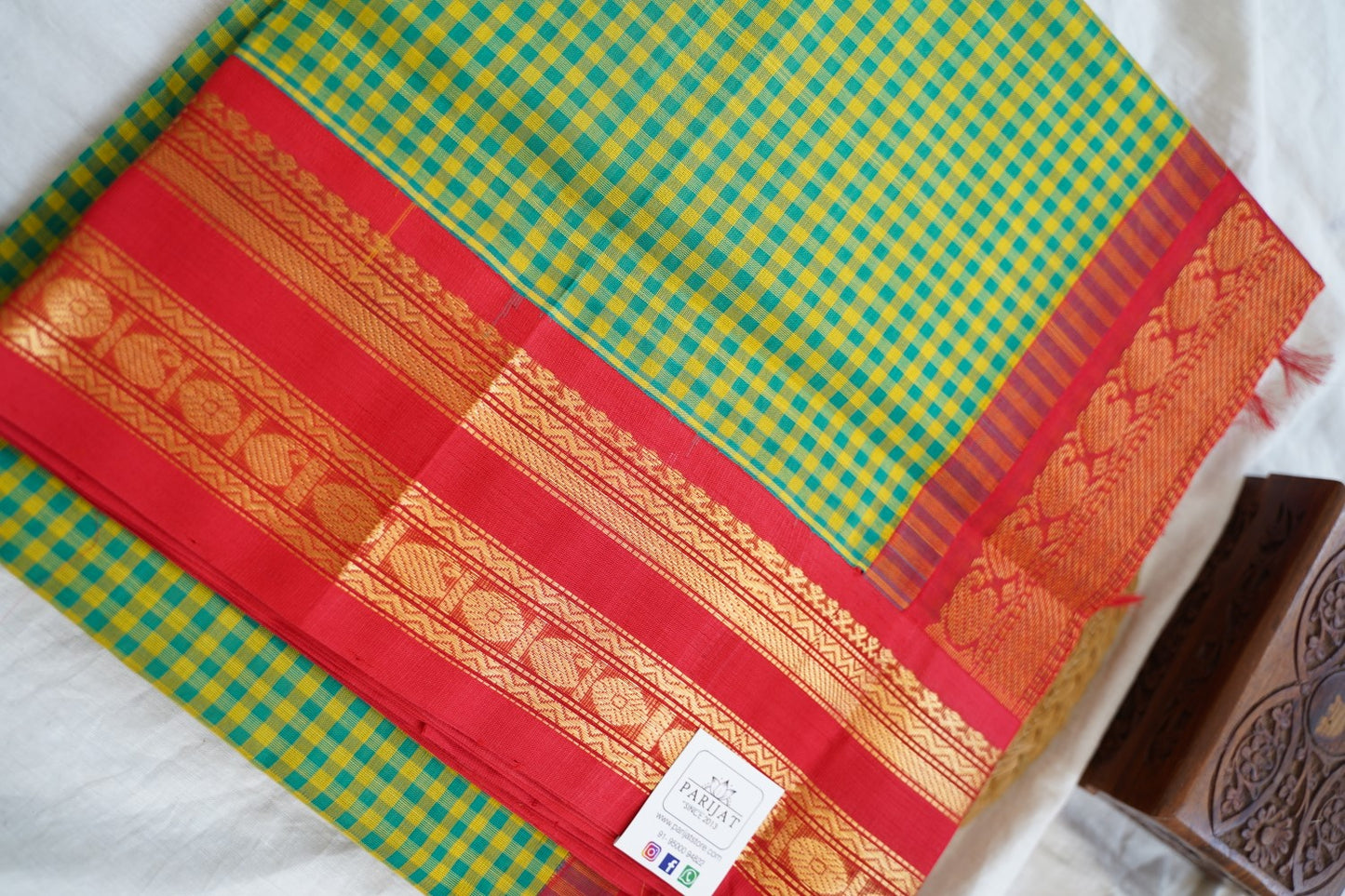 Kanchi Handloom Silk Cotton Saree-PC16276