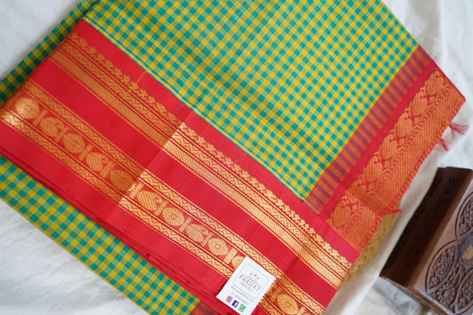 Kanchi Handloom Silk Cotton Saree-PC16276