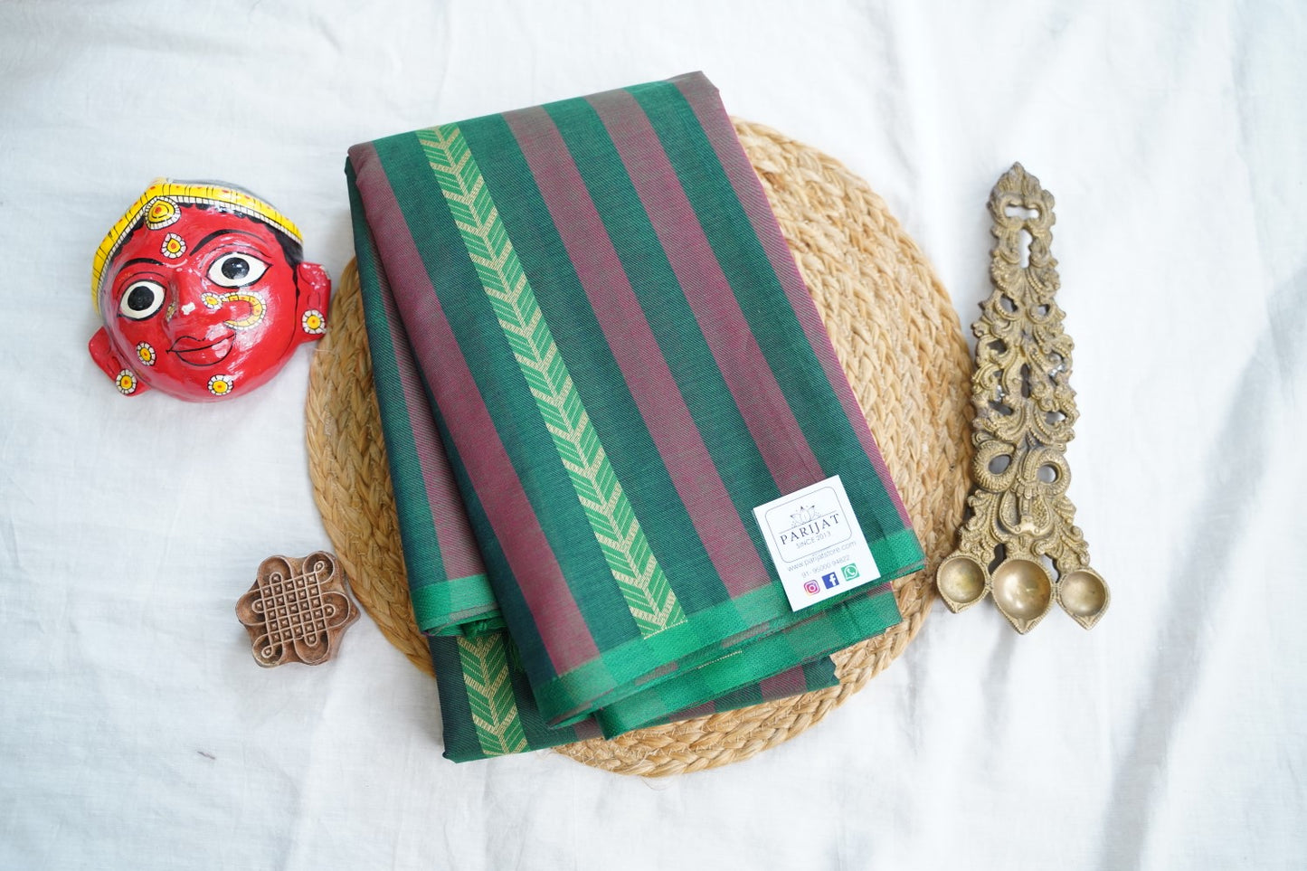 Kanchi handloom Cotton Saree PC17386
