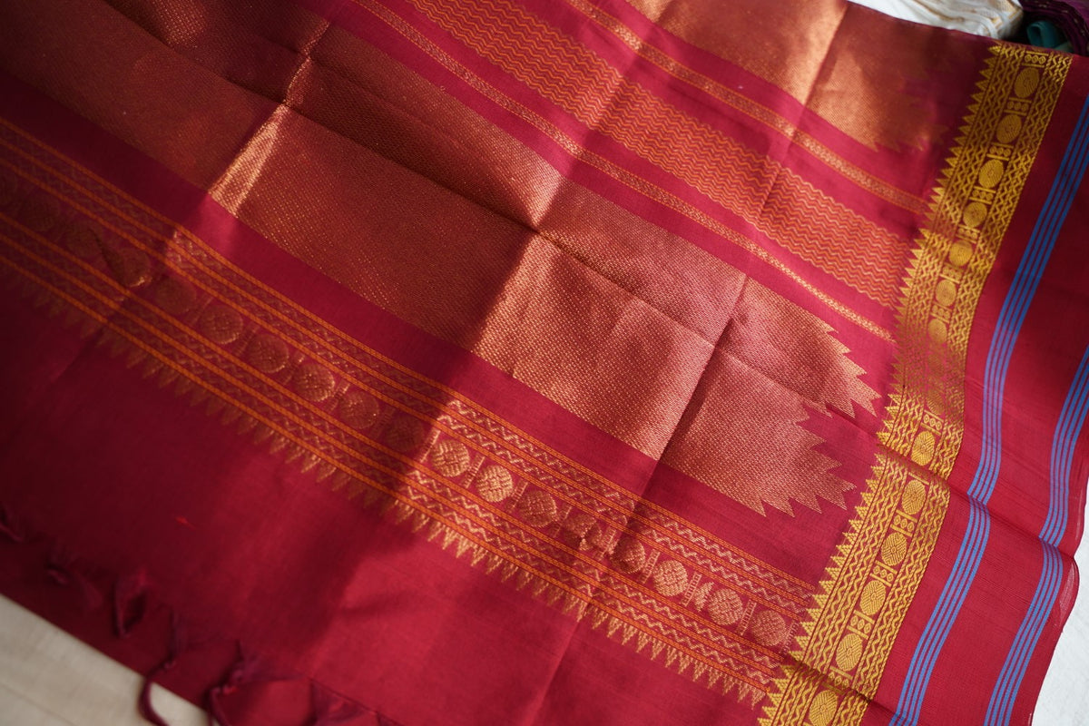 Kanchi Silk Cotton Saree PC18369