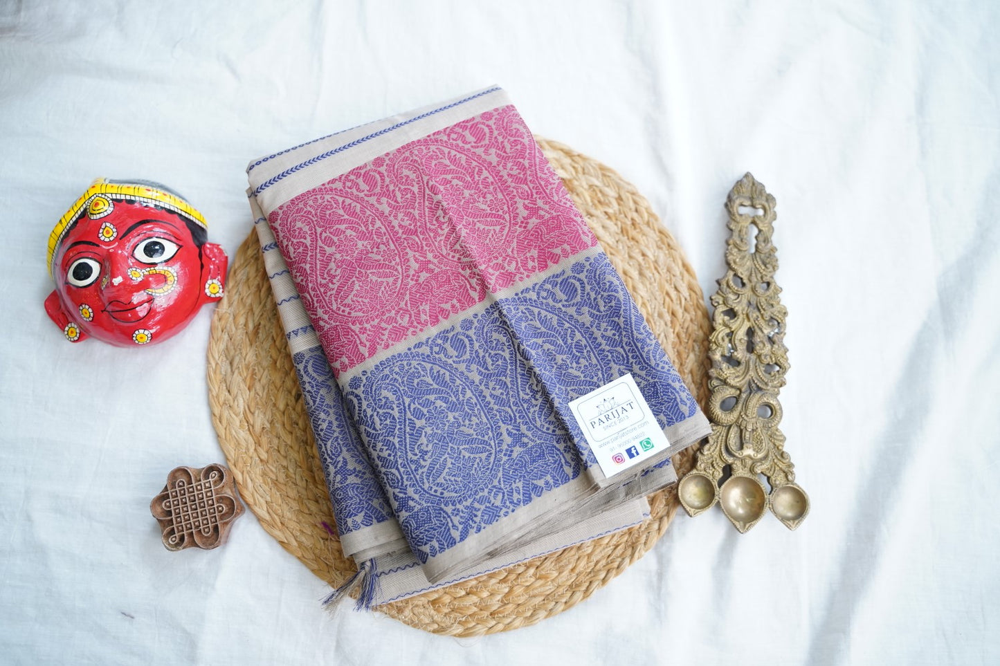 Kanchi handloom Cotton Saree PC17379
