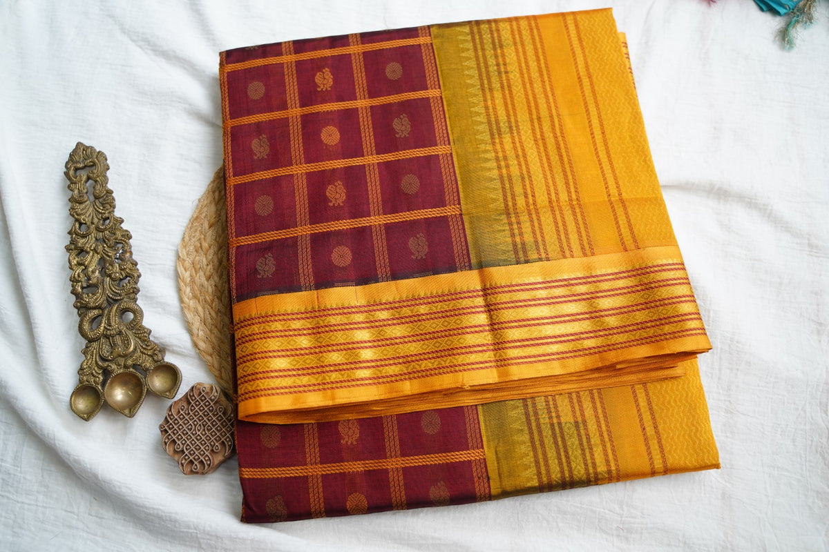 Kanchi Silk Cotton Saree PC18368
