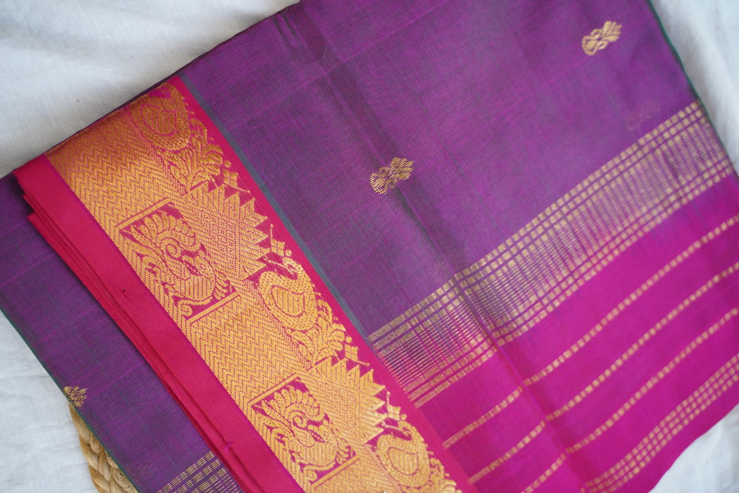 Kanchi Handloom Silk Cotton Saree-PC16288