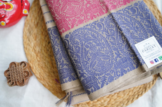 Kanchi handloom Cotton Saree PC17379