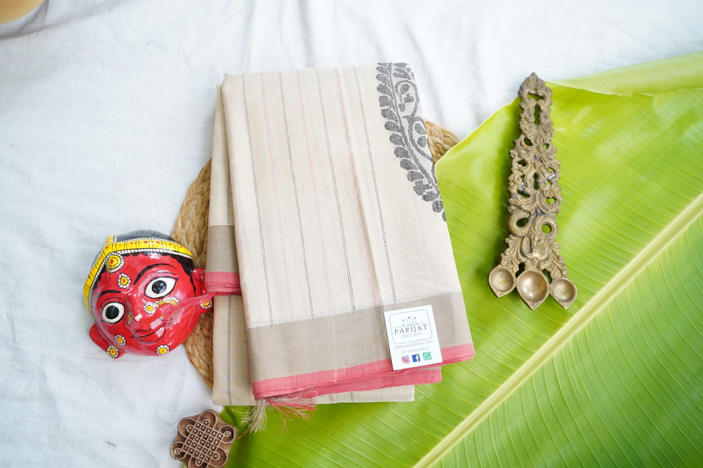 Kanchi handloom Cotton Saree PC17396