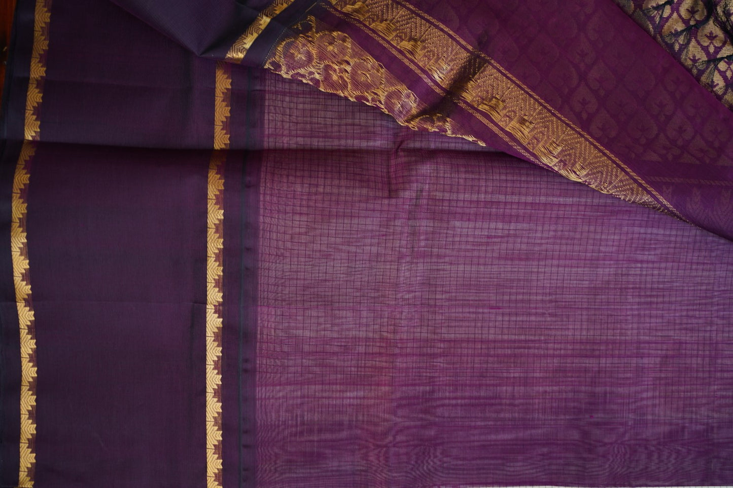 Kanchi Handloom Silk Cotton Saree-PC16289