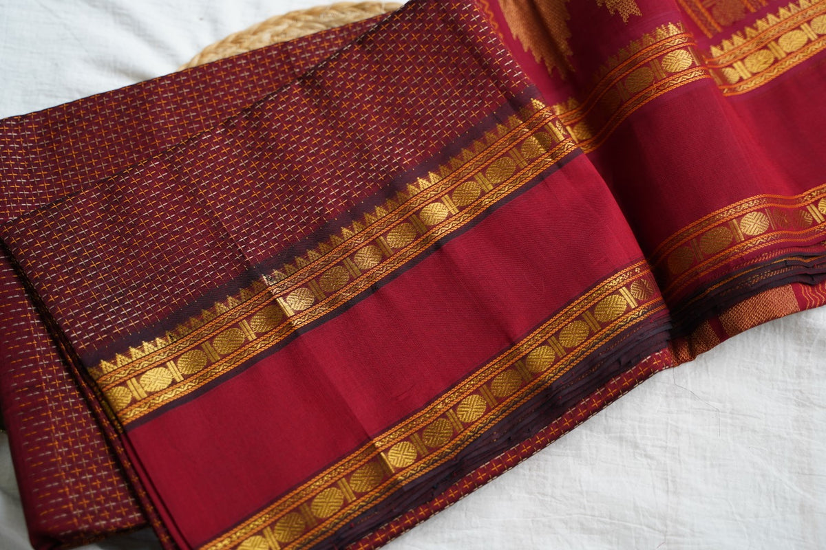 Kanchi Silk Cotton Saree PC18359