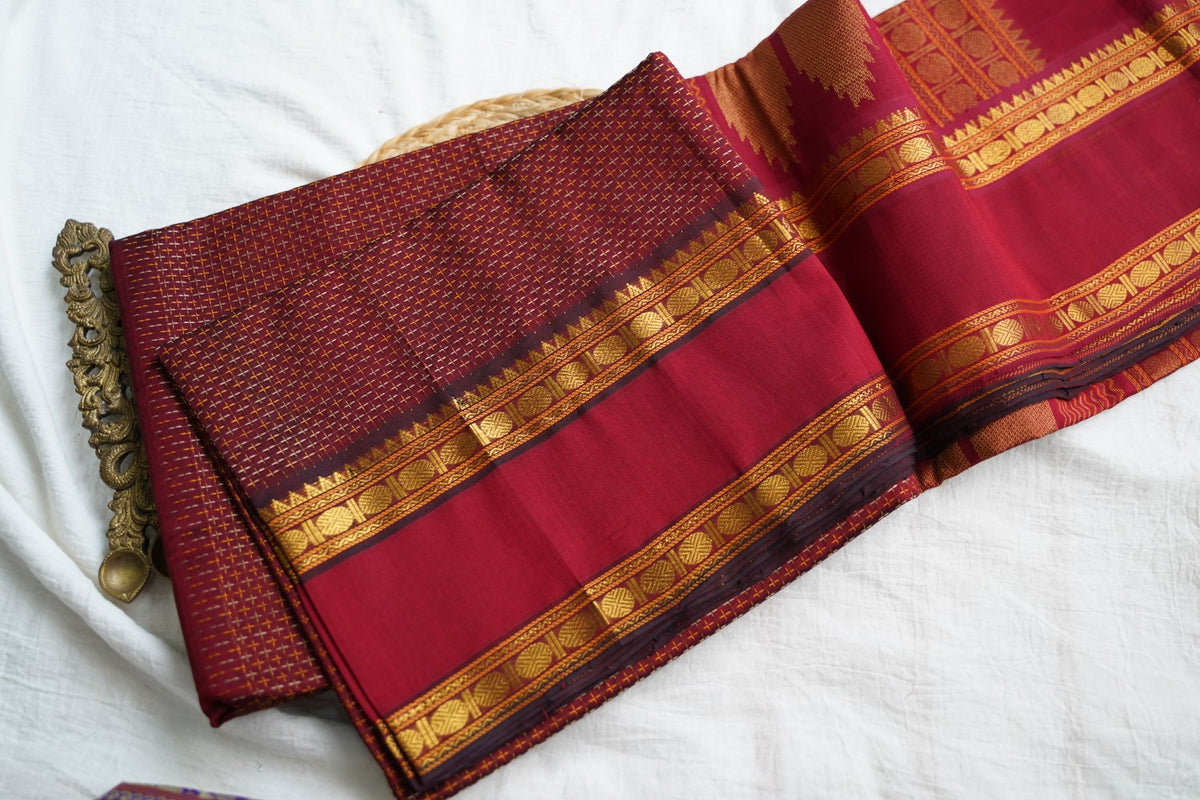 Kanchi Silk Cotton Saree PC18359