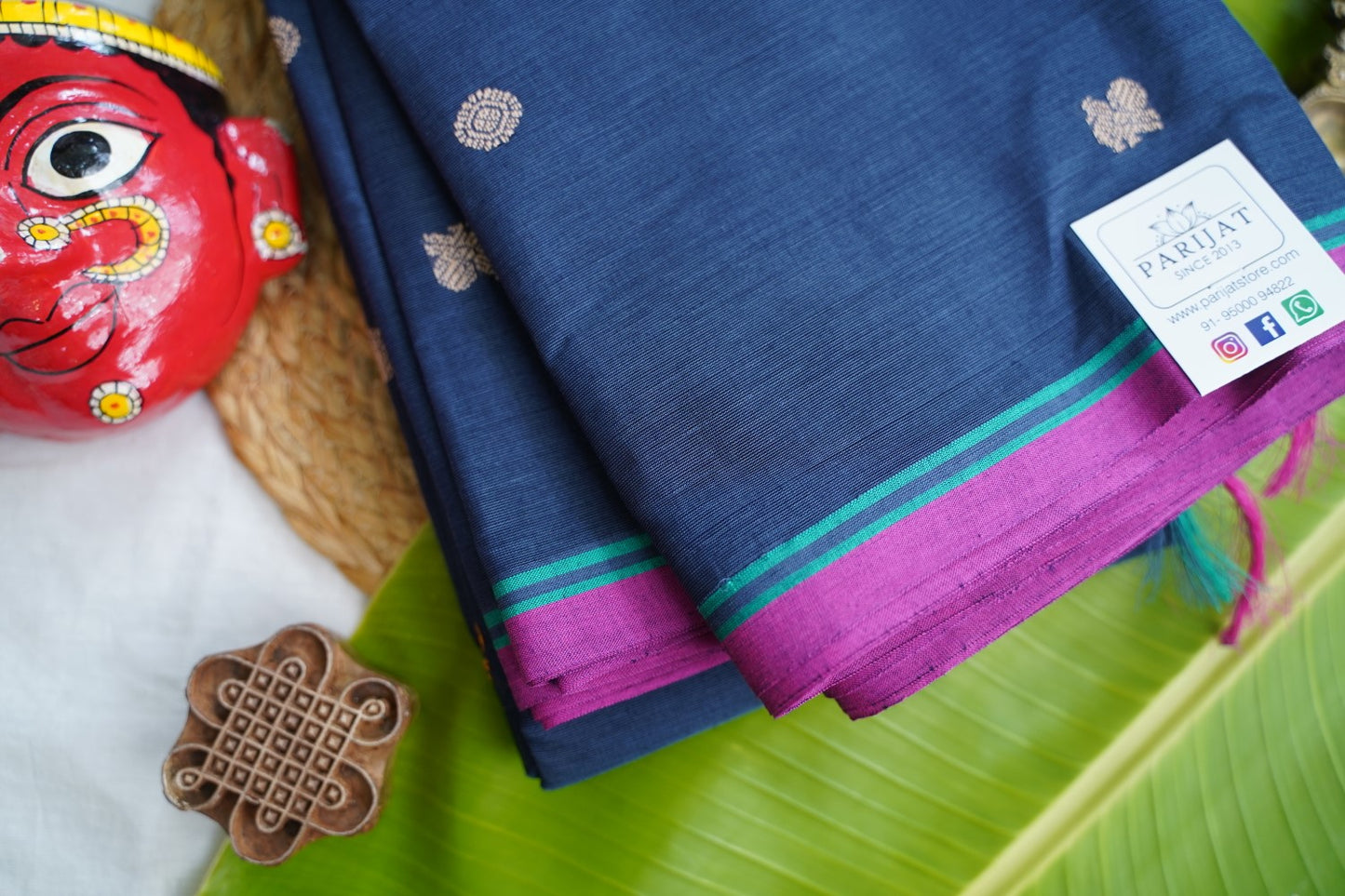 Kanchi handloom Cotton Saree PC17390