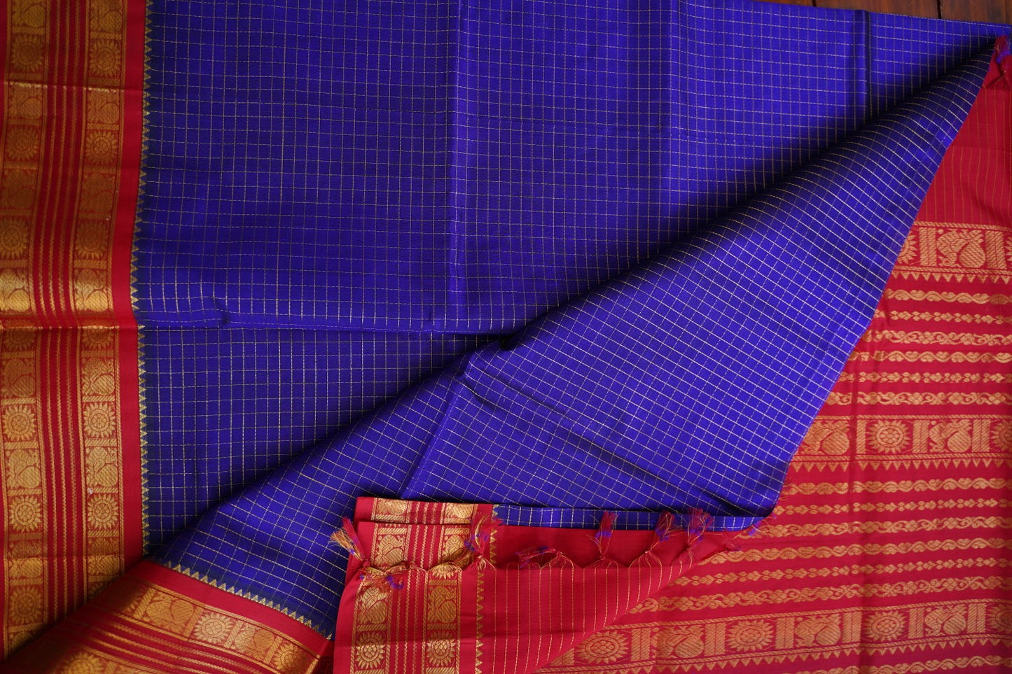 Kanchi Handloom Silk Cotton Saree-PC16305