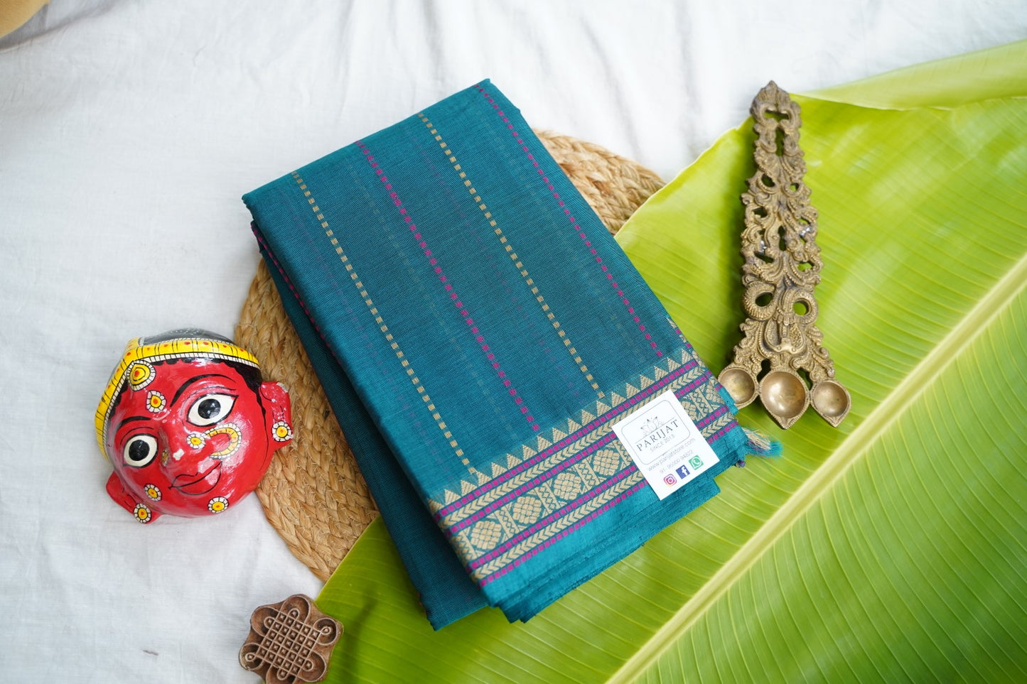 Kanchi handloom Cotton Saree PC17383