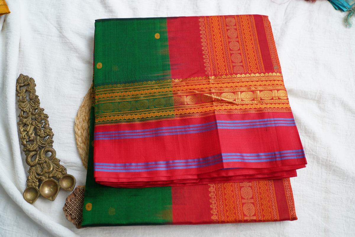 Kanchi Silk Cotton Saree PC18365