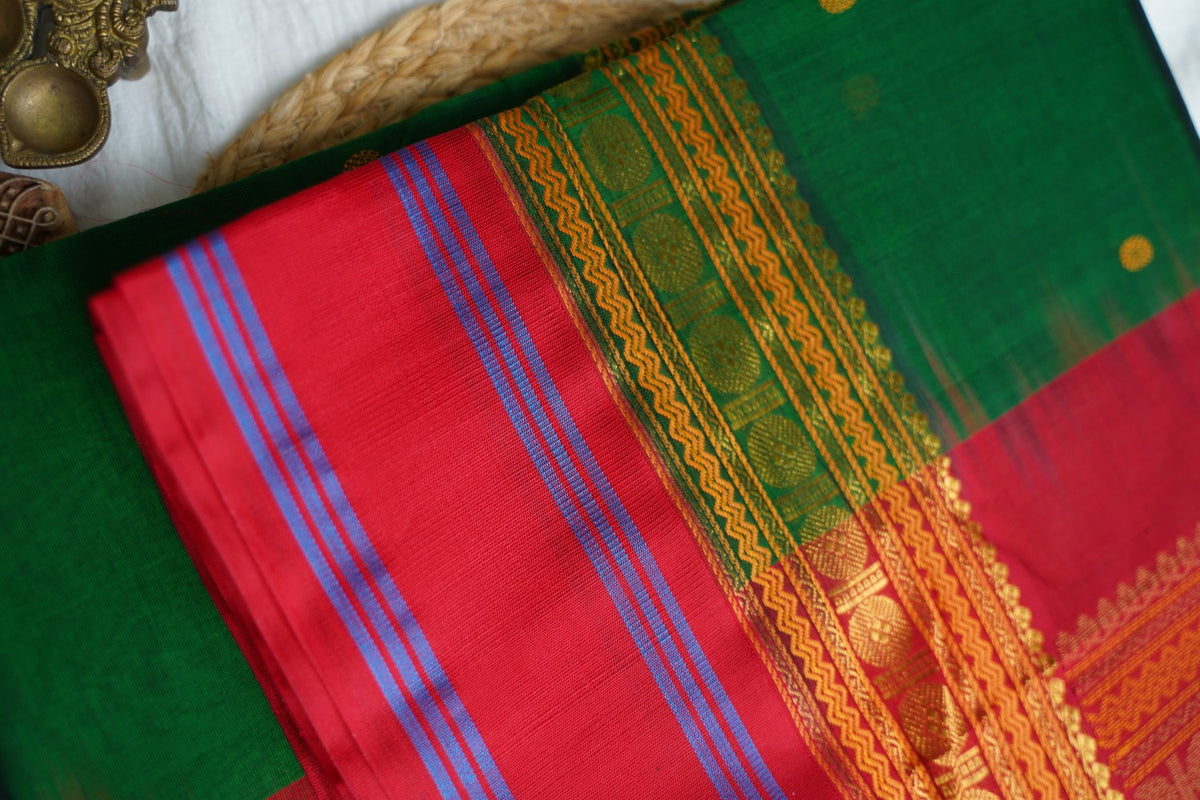 Kanchi Silk Cotton Saree PC18365