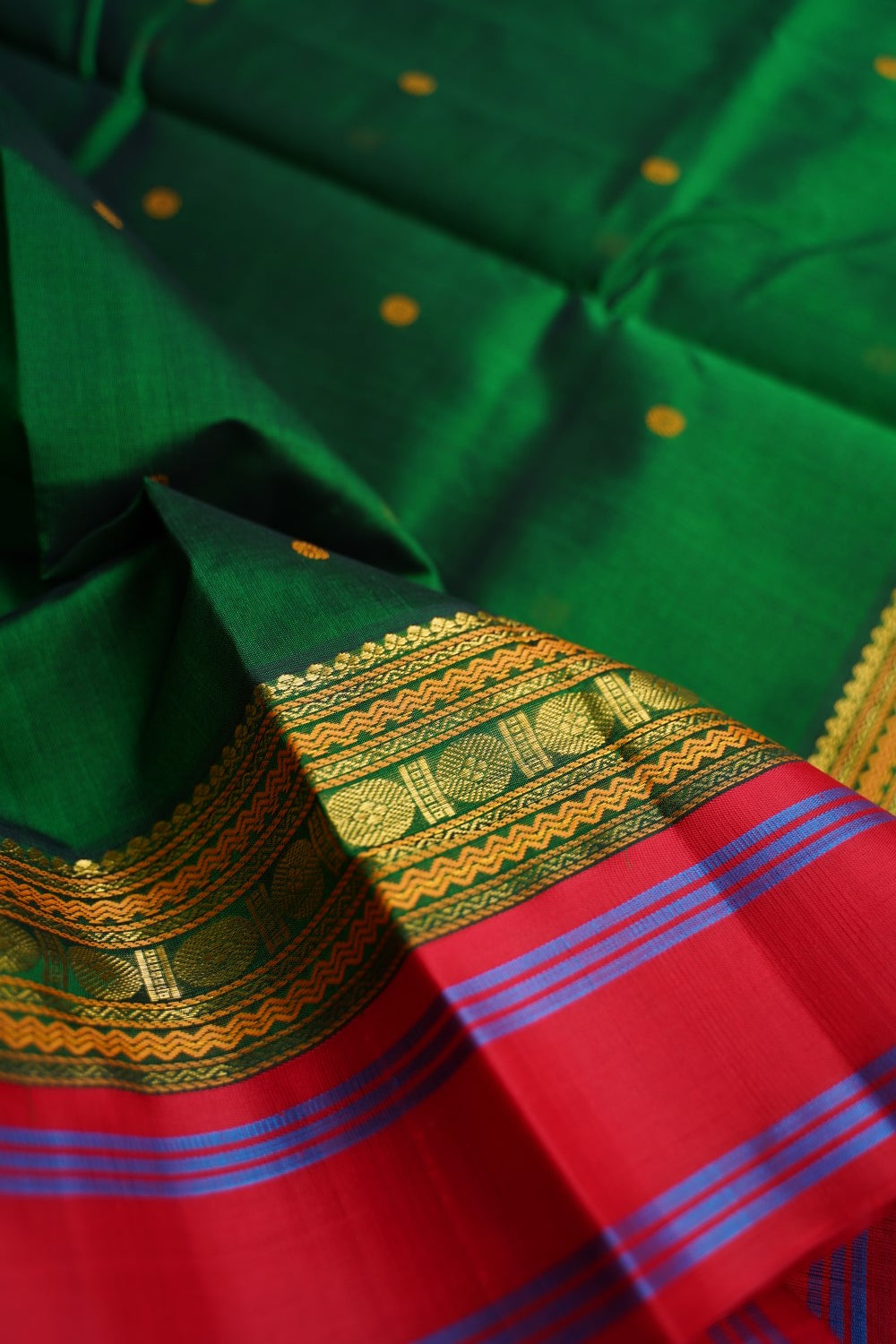 Kanchi Silk Cotton Saree PC18365
