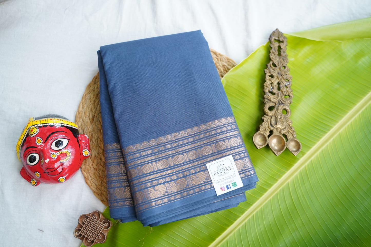 Kanchi handloom Cotton Saree PC17378