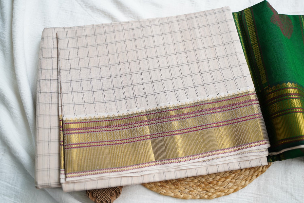 Kanchi Silk Cotton Saree PC18357