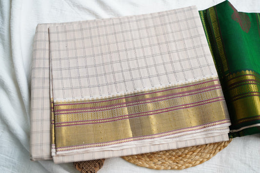 Kanchi Silk Cotton Saree PC18357
