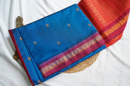 Kanchi Silk Cotton Saree PC18354