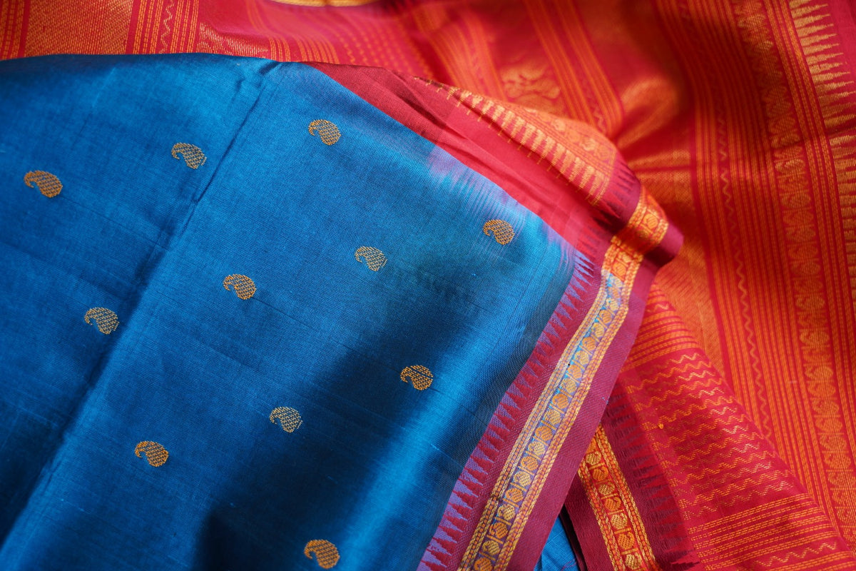 Kanchi Silk Cotton Saree PC18354