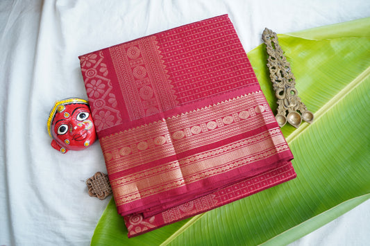 Kanchi Handloom Silk Cotton Saree PC17422