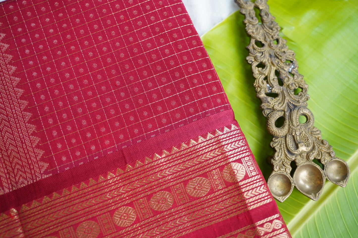 Kanchi Handloom Silk Cotton Saree PC17422