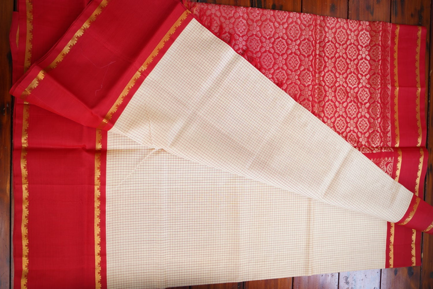 Kanchi Handloom Silk Cotton Saree-PC16282