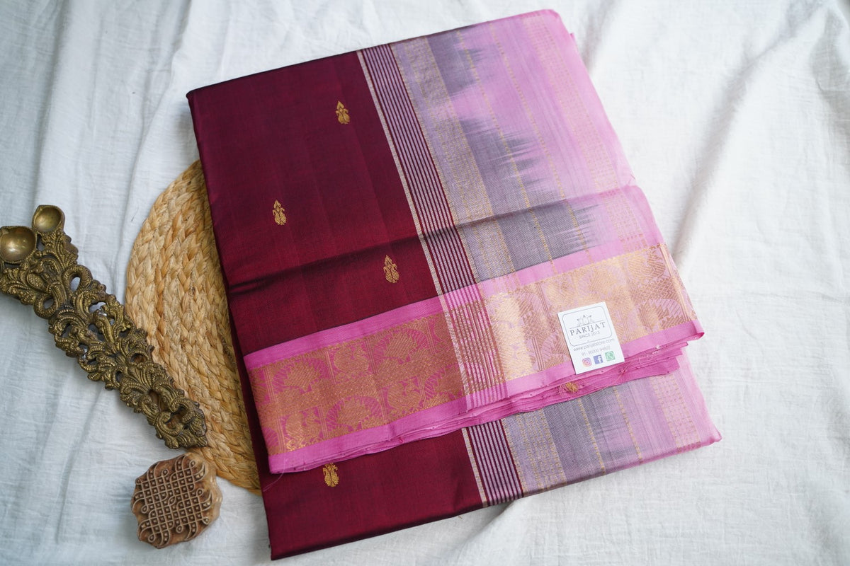 Kanchi Silk Cotton Saree PC18456