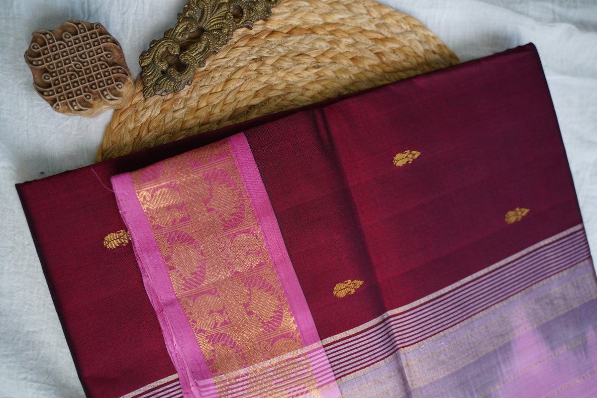 Kanchi Silk Cotton Saree PC18456