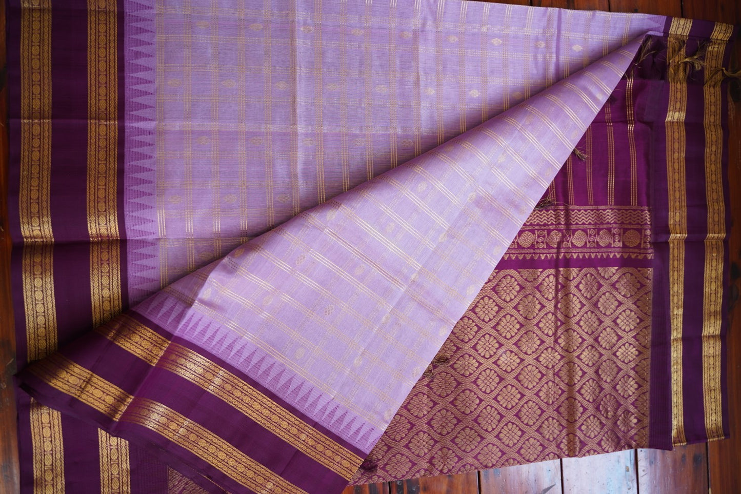 Kanchi Handloom Silk Cotton Saree-PC16273