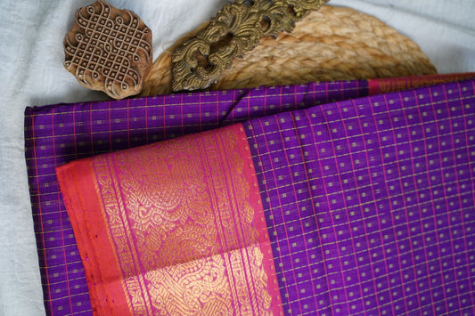 Kanchi Silk Cotton Saree PC18453