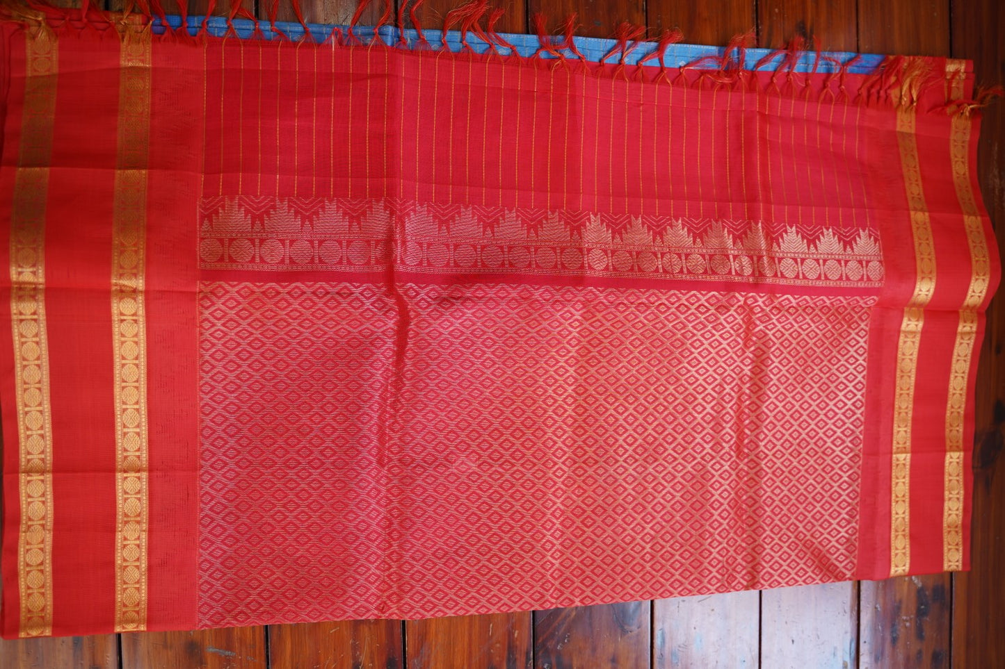 Kanchi Handloom Silk Cotton Saree-PC16274