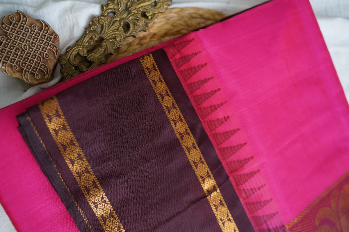 Kanchi Silk Cotton Saree PC18446
