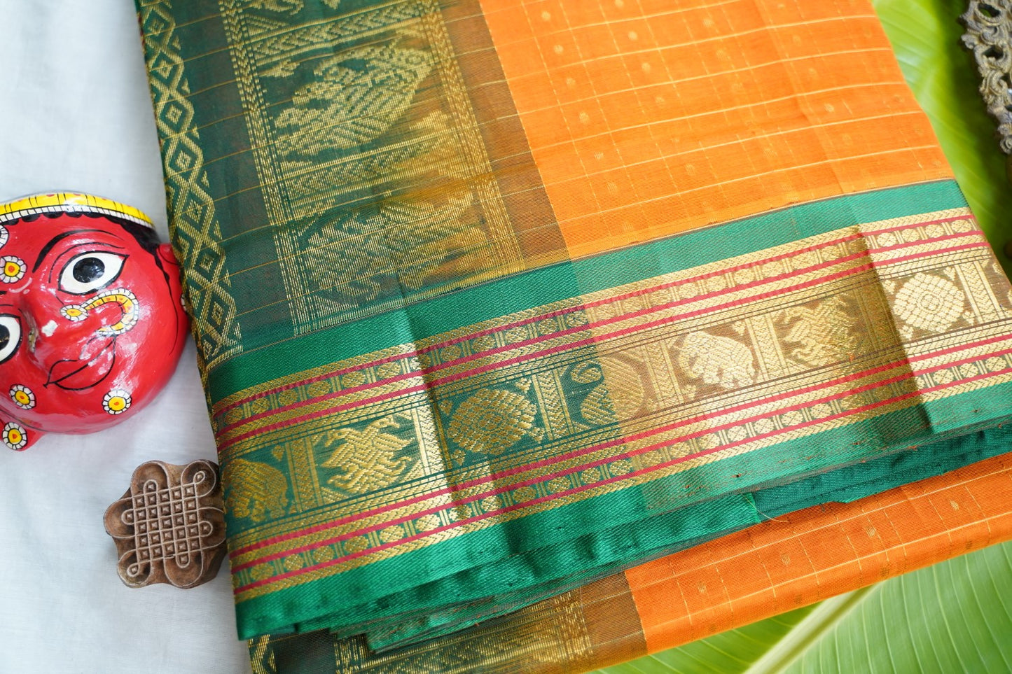 Kanchi Handloom Silk Cotton Saree PC17427