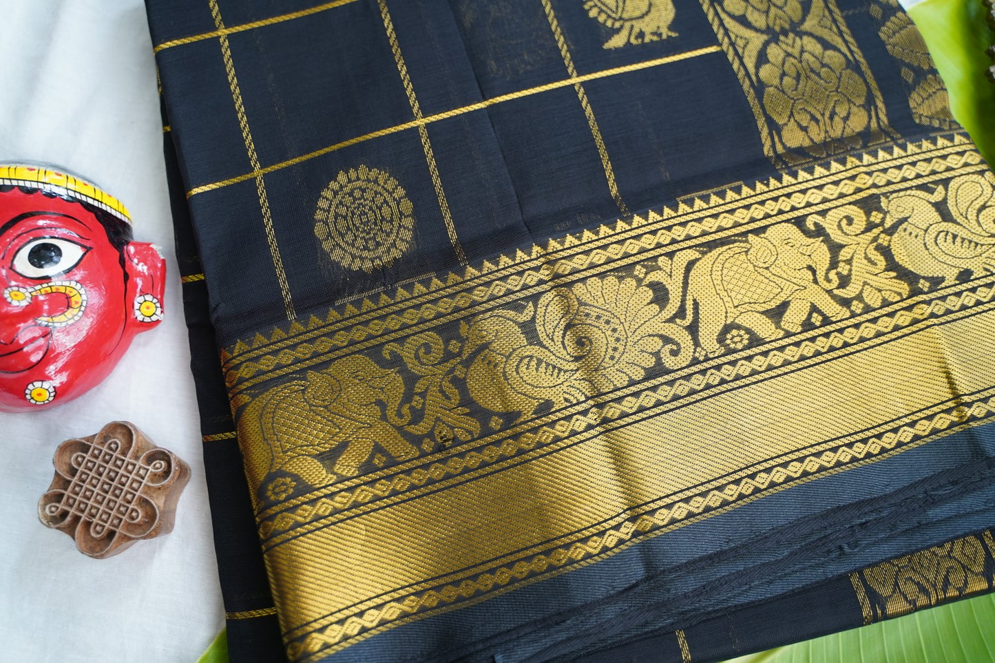 Kanchi Handloom Silk Cotton Saree PC17428
