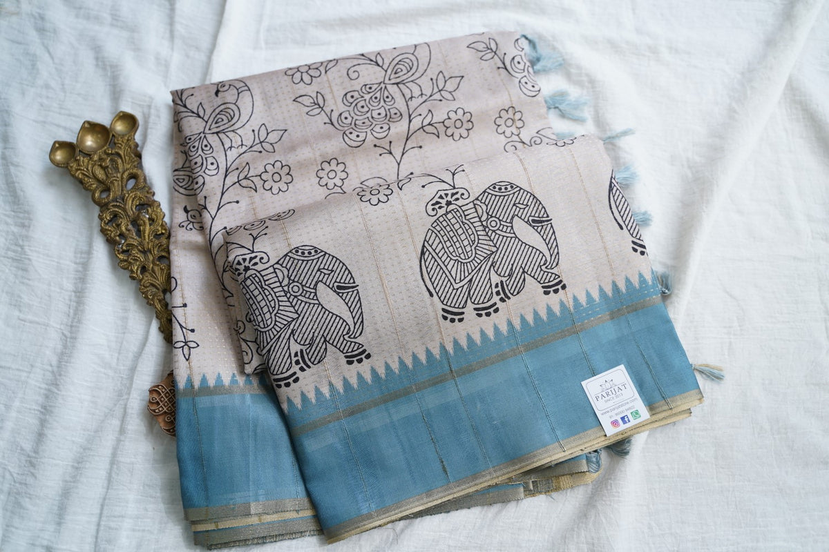 semi tussar saree PC18394