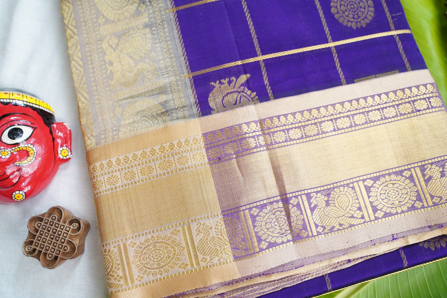 Kanchi Handloom Silk Cotton Saree PC17430