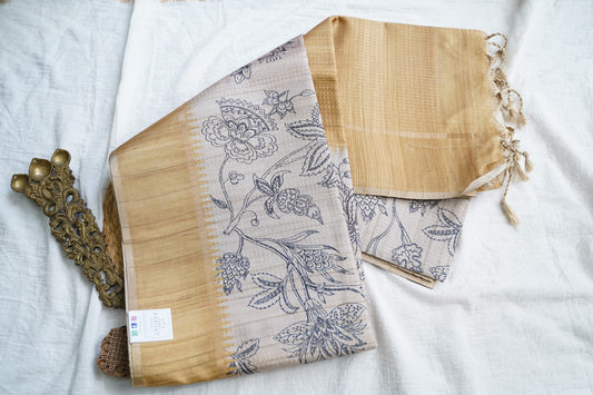 semi tussar saree PC18392
